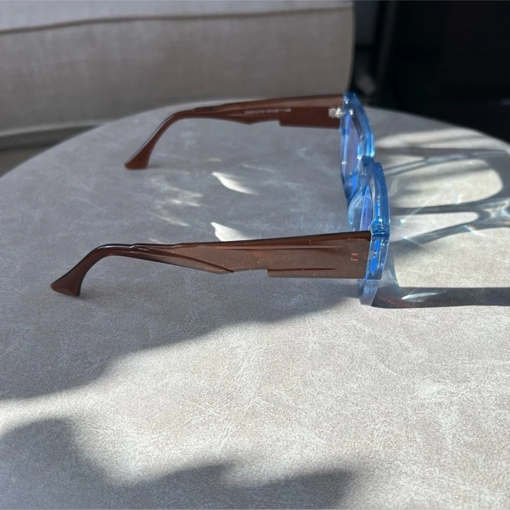 ✨NEW Stylish Blue Oversized Glasses